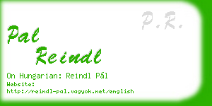 pal reindl business card